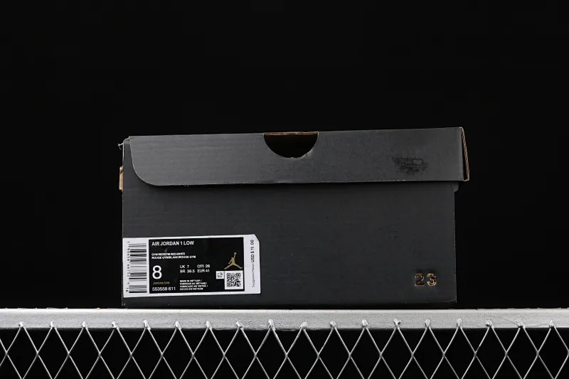 All categories Air Jordan Jordan series basketball shoes Air Jordan 1 Low New version Air Jordan 1 Low AJ1 Joe 1 low top leather white and red cultural and leisure sports sneakers 558553-611